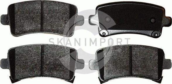 SKANIMPORT BHO 8368 - Brake Pad Set, disc brake autospares.lv