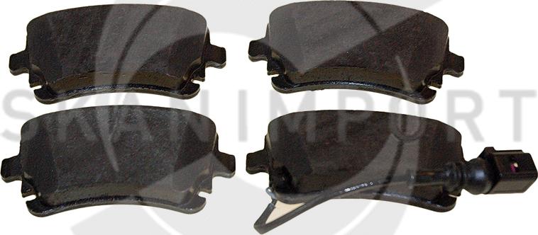 SKANIMPORT BHV 1009 - Brake Pad Set, disc brake autospares.lv