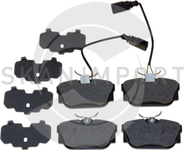 SKANIMPORT BHV 1008 - Brake Pad Set, disc brake autospares.lv