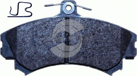 SKANIMPORT BV 5670 - Brake Pad Set, disc brake autospares.lv