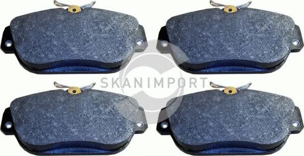 SKANIMPORT BV 1737 - Brake Pad Set, disc brake autospares.lv