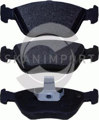 SKANIMPORT BV 2824 - Brake Pad Set, disc brake autospares.lv