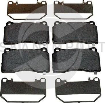 SKANIMPORT BVO 9562 - Brake Pad Set, disc brake autospares.lv