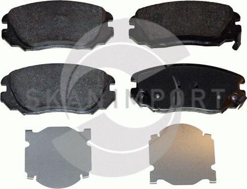 SKANIMPORT BVO 7750 - Brake Pad Set, disc brake autospares.lv