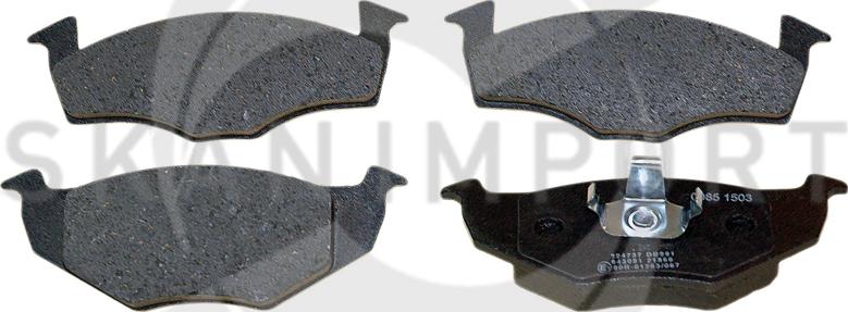 SKANIMPORT BVV 1006 - Brake Pad Set, disc brake autospares.lv