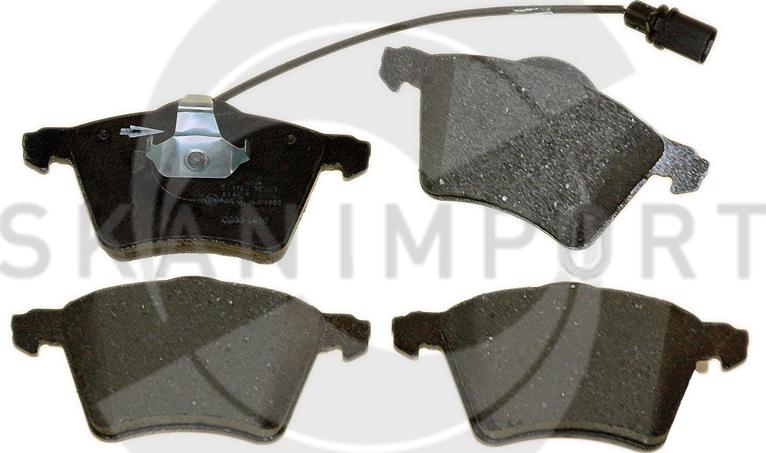 SKANIMPORT BVV 1007 - Brake Pad Set, disc brake autospares.lv