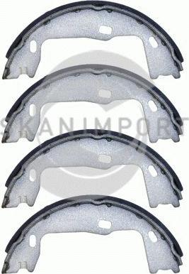 SKANIMPORT HBB 8660 - Brake Shoe Set, parking brake autospares.lv