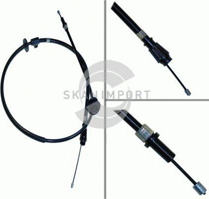 SKANIMPORT HBS 850-2 - Cable, parking brake autospares.lv