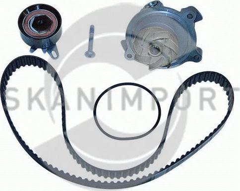 SKANIMPORT ZRS 0593W - Water Pump & Timing Belt Set autospares.lv