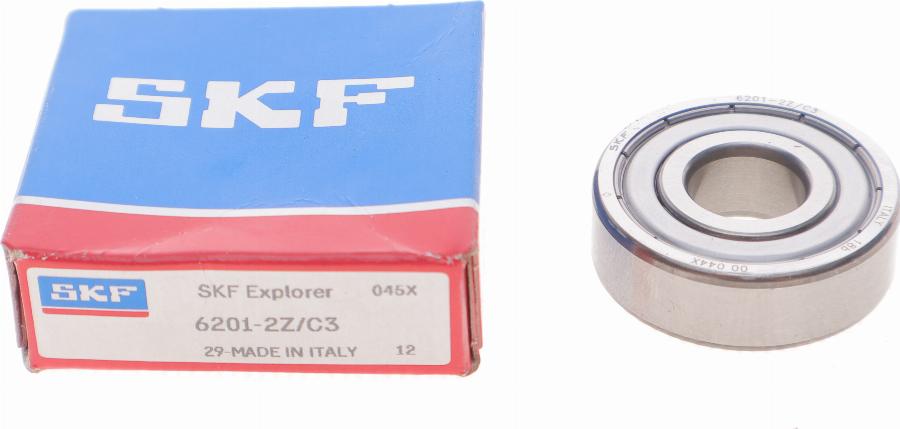 SKF 62012ZC3 - Slip Ring Bearing, alternator autospares.lv