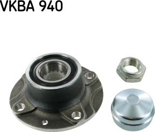 SKF VKBA 940 - Wheel hub, bearing Kit autospares.lv