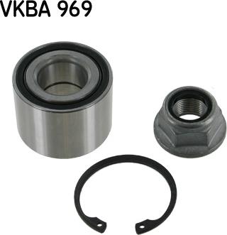 SKF VKBA 969 - Wheel hub, bearing Kit autospares.lv