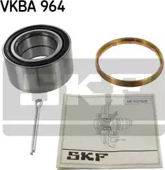 SKF VKBA 964 - Wheel hub, bearing Kit autospares.lv