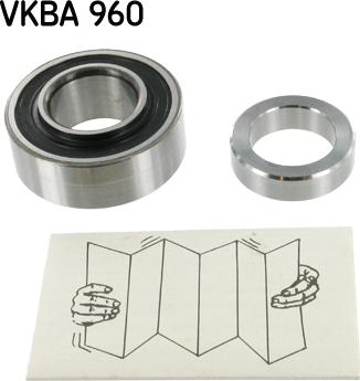 SKF VKBA 960 - Wheel hub, bearing Kit autospares.lv