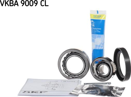 SKF VKBA 9009 CL - Wheel hub, bearing Kit autospares.lv