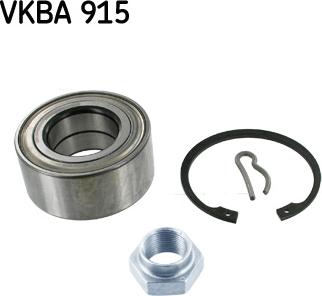 SKF VKBA 915 - Wheel hub, bearing Kit autospares.lv