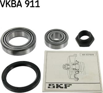 SKF VKBA 911 - Wheel hub, bearing Kit autospares.lv