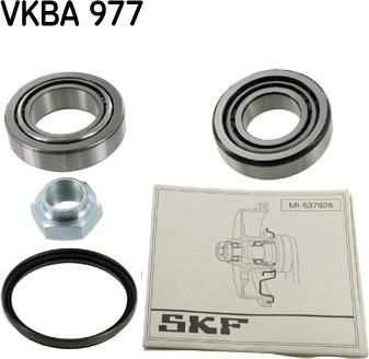 SKF VKBA 977 - Wheel hub, bearing Kit autospares.lv