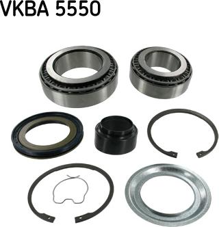 SKF VKBA 5550 - Wheel hub, bearing Kit autospares.lv