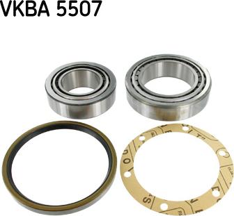 SKF VKBA 5507 - Wheel hub, bearing Kit autospares.lv