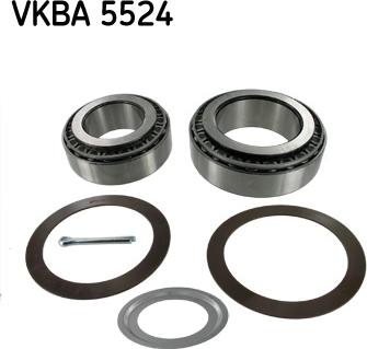 SKF VKBA 5524 - Wheel hub, bearing Kit autospares.lv