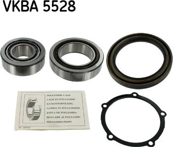SKF VKBA 5528 - Wheel hub, bearing Kit autospares.lv