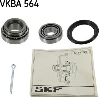 SKF VKBA 564 - Wheel hub, bearing Kit autospares.lv