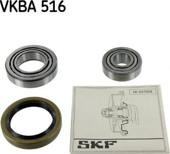 SKF VKBA 516 - Wheel hub, bearing Kit autospares.lv