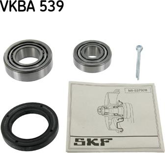 SKF VKBA 539 - Wheel hub, bearing Kit autospares.lv