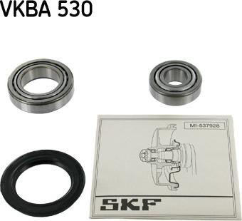 SKF VKBA 530 - Wheel hub, bearing Kit autospares.lv