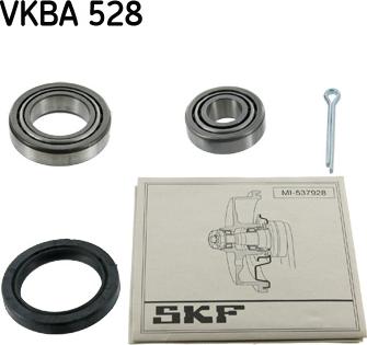 SKF VKBA 528 - Wheel hub, bearing Kit autospares.lv