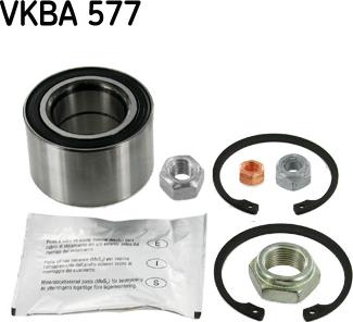 SKF VKBA 577 - Wheel hub, bearing Kit autospares.lv
