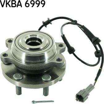 SKF VKBA 6999 - Wheel hub, bearing Kit autospares.lv