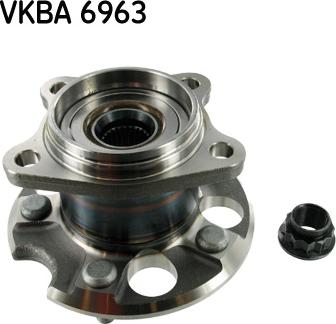 SKF VKBA 6963 - Wheel hub, bearing Kit autospares.lv