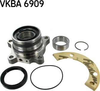 SKF VKBA 6909 - Wheel hub, bearing Kit autospares.lv