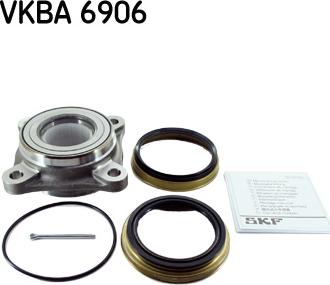 SKF VKBA 6906 - Wheel hub, bearing Kit autospares.lv