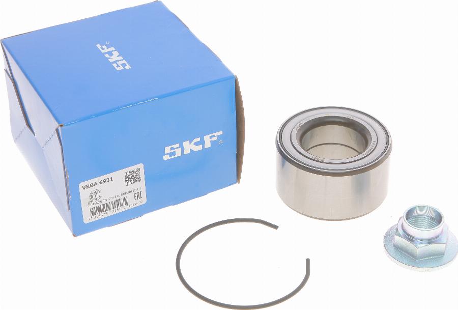 SKF VKBA 6931 - Wheel hub, bearing Kit autospares.lv