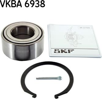 SKF VKBA 6938 - Wheel hub, bearing Kit autospares.lv