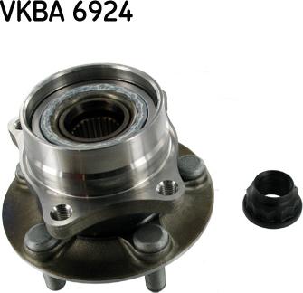 SKF VKBA 6924 - Wheel hub, bearing Kit autospares.lv