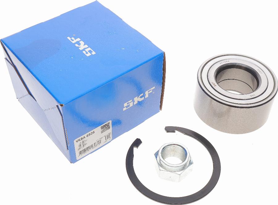 SKF VKBA 6926 - Wheel hub, bearing Kit autospares.lv