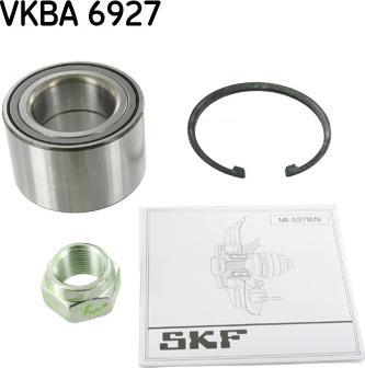 SKF VKBA 6927 - Wheel hub, bearing Kit autospares.lv