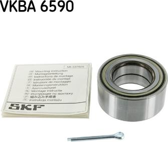 SKF VKBA 6590 - Wheel hub, bearing Kit autospares.lv