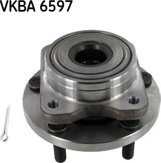 SKF VKBA 6597 - Wheel hub, bearing Kit autospares.lv