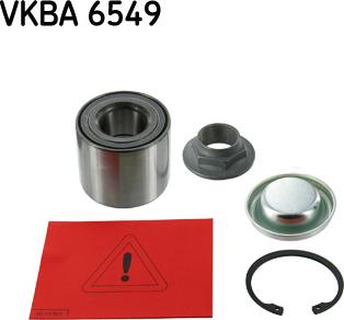 SKF VKBA 6549 - Wheel hub, bearing Kit autospares.lv