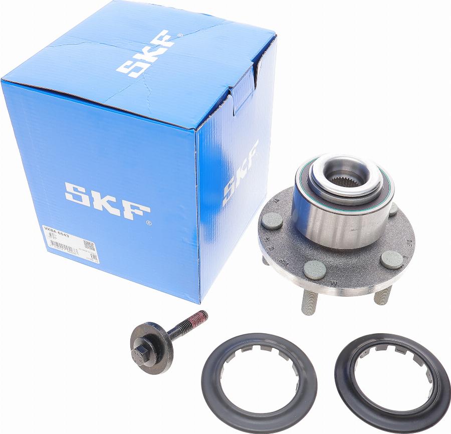 SKF VKBA 6543 - Wheel hub, bearing Kit autospares.lv