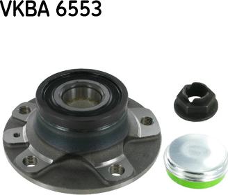 SKF VKBA 6553 - Wheel hub, bearing Kit autospares.lv