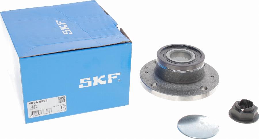 SKF VKBA 6552 - Wheel hub, bearing Kit autospares.lv