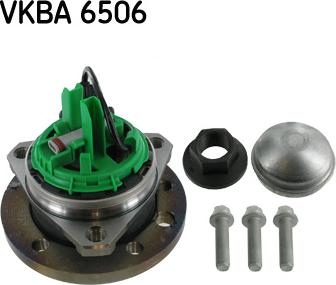 SKF VKBA 6506 - Wheel hub, bearing Kit autospares.lv