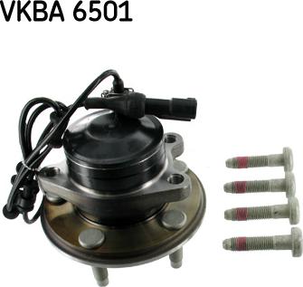 SKF VKBA 6501 - Wheel hub, bearing Kit autospares.lv