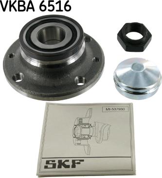 SKF VKBA 6516 - Wheel hub, bearing Kit autospares.lv